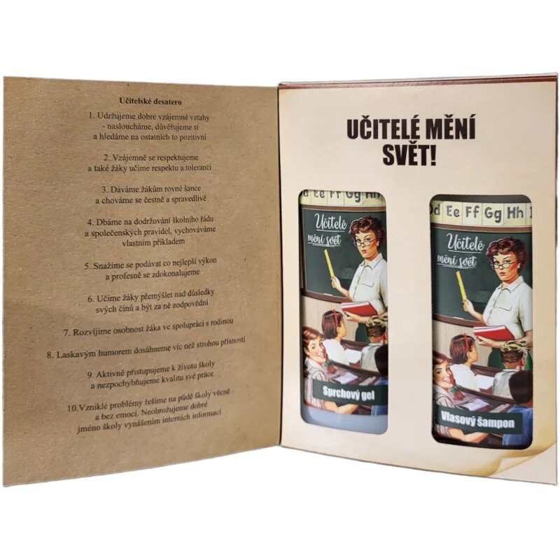 Bohemia Gifts Book Teachers Change the World ajándékszett