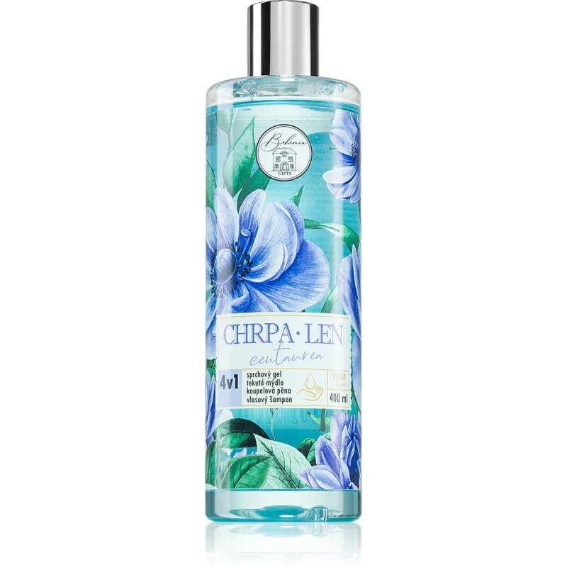 Bohemia Gifts Centaurea tisztító gél testre és hajra 4 in 1 400 ml