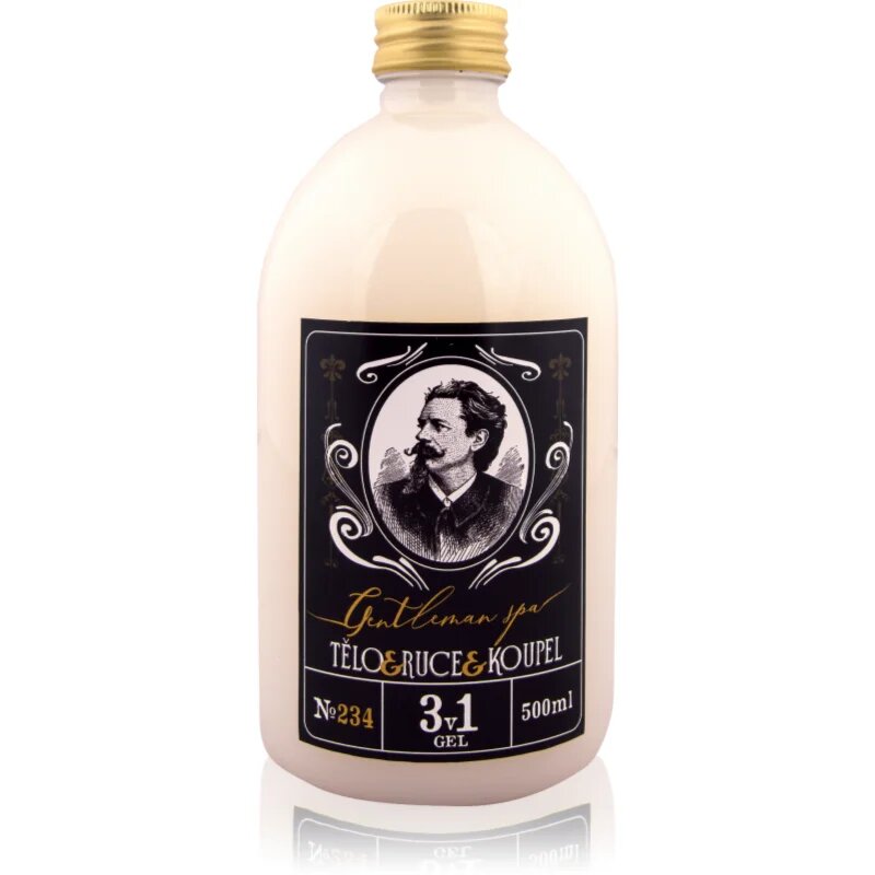 Bohemia Gifts Gentleman Spa tisztító gél 3 az 1-ben 500 ml