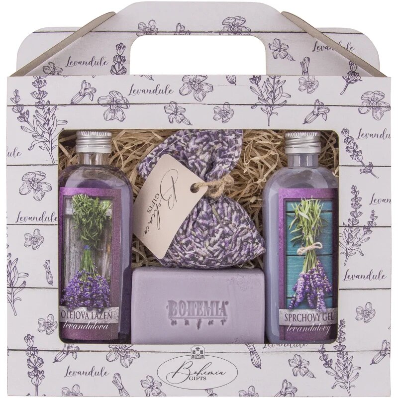 Bohemia Gifts Lavender ajándékszett testre