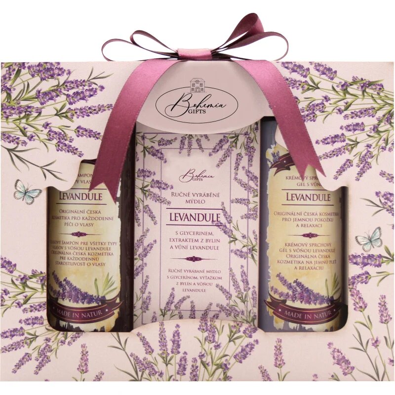 Bohemia Gifts Lavender ajándékszett zuhanyba