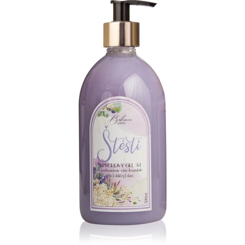 Bohemia Gifts Lavender tusfürdő gél 3 az 1-ben 500 ml