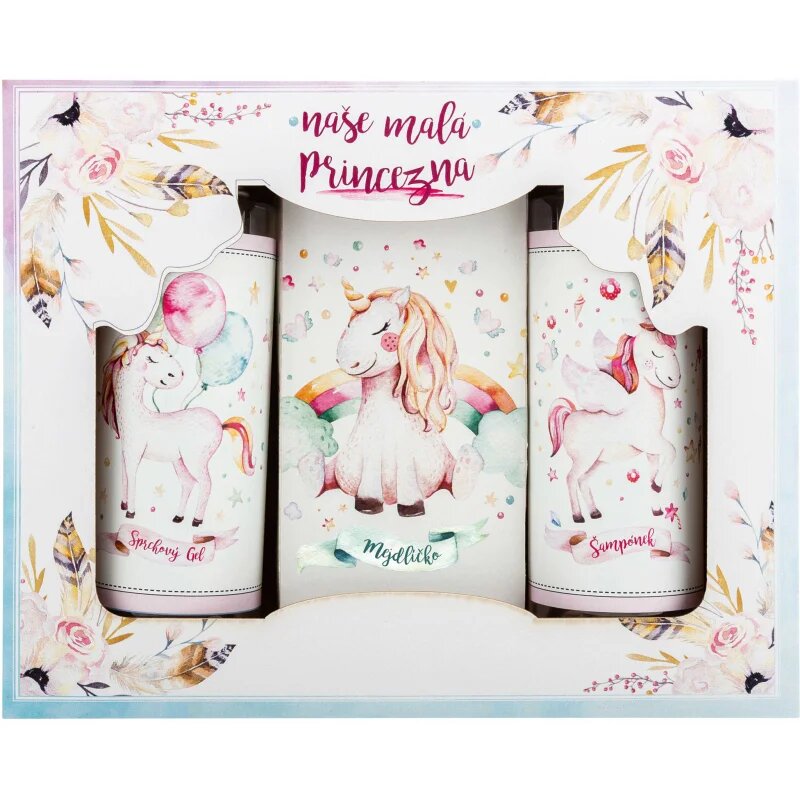 Bohemia Gifts Unicorn ajándékszett kádba való gyermekeknek