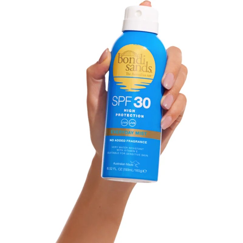 Bondi Sands SPF 30 Everyday Mist vízzel lemosható spray napozáshoz SPF 30 160 g