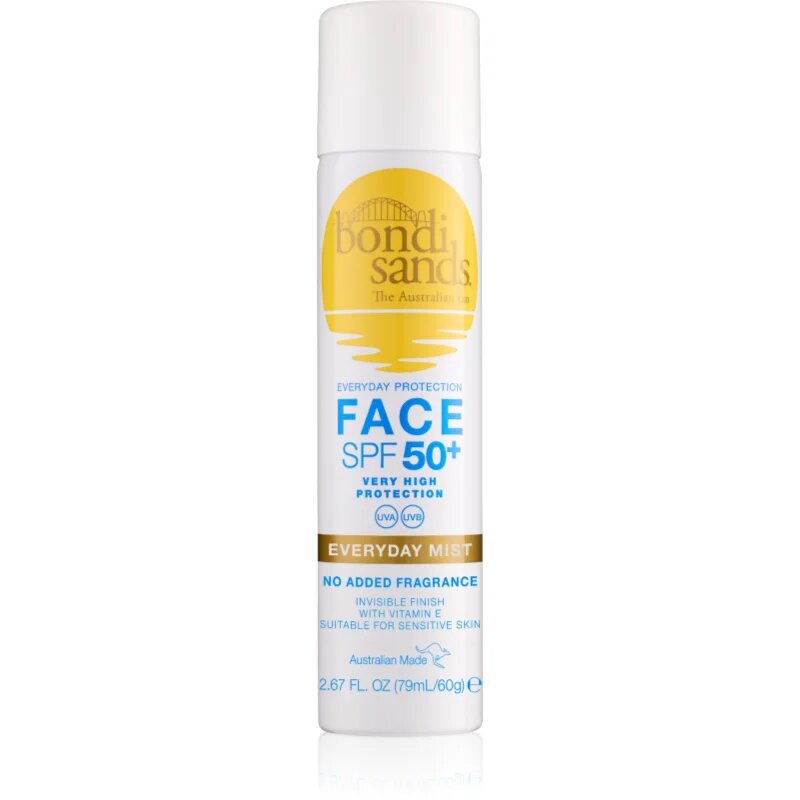 Bondi Sands SPF 50+ Everyday Face Mist védő permet az arcra SPF 50+ 60 g