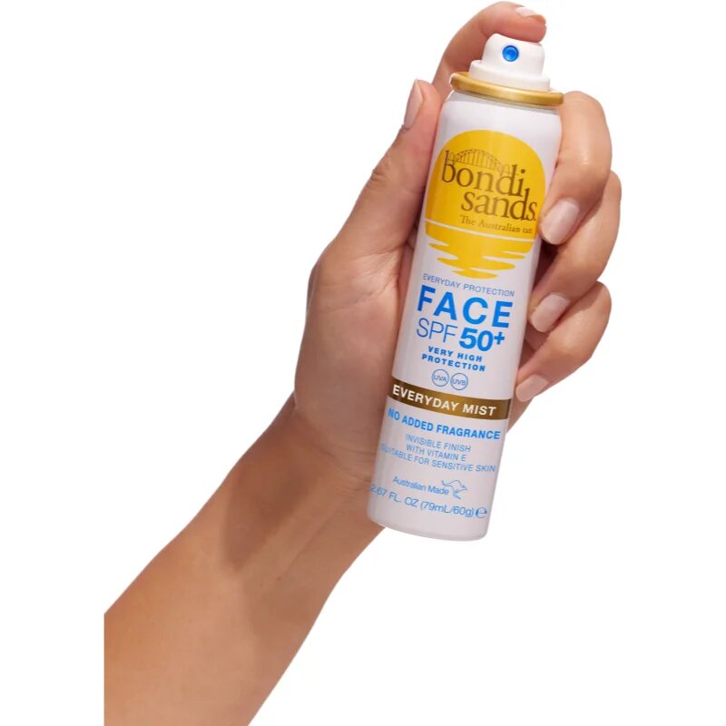 Bondi Sands SPF 50+ Everyday Face Mist védő permet az arcra SPF 50+ 60 g