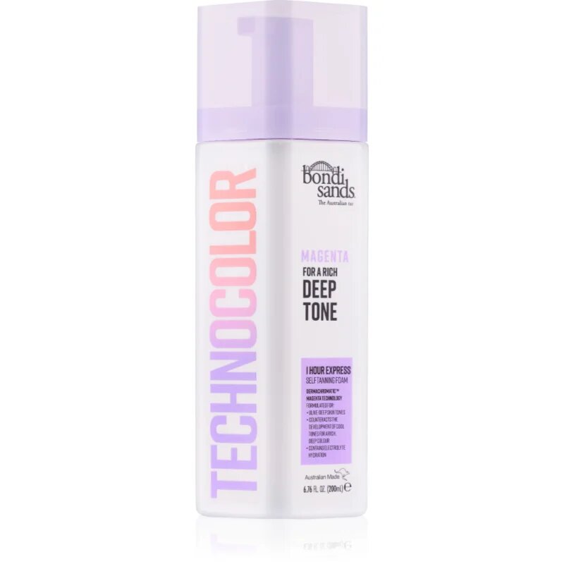 Bondi Sands Technocolor Magenta önbarnító hab árnyalat Deep Rich Tone 200 ml