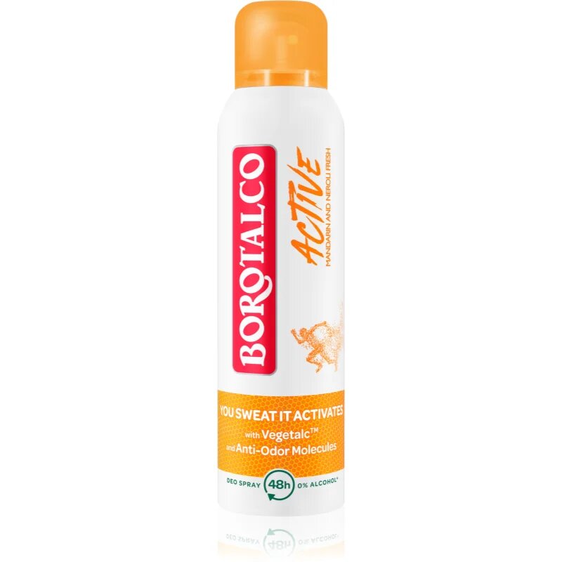 Borotalco Active Mandarin & Neroli frissítő spray dezodor 48h 150 ml