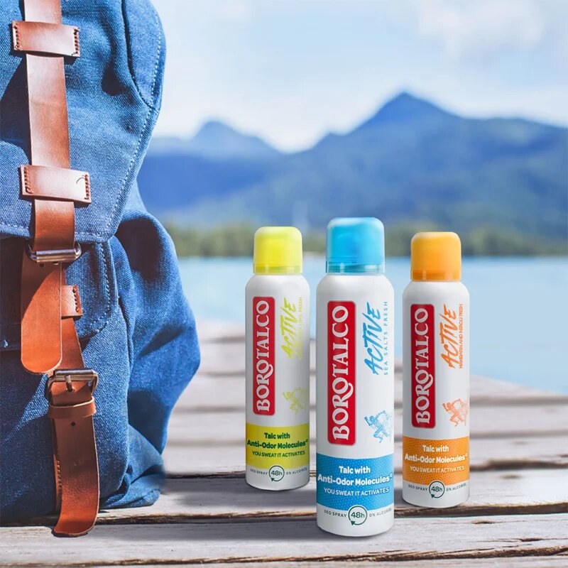 Borotalco Active Mandarin & Neroli frissítő spray dezodor 48h 150 ml