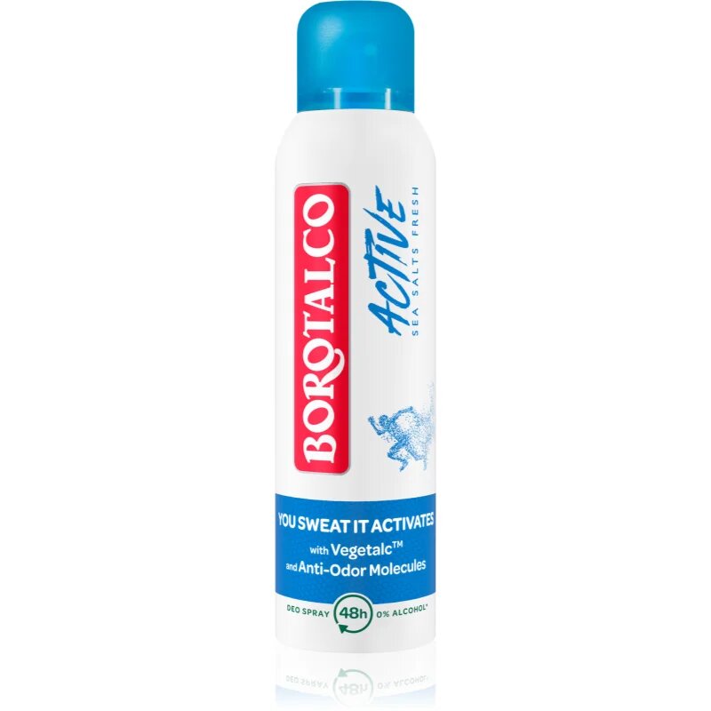 Borotalco Active Sea Salts spray dezodor 48 órás hatás 150 ml