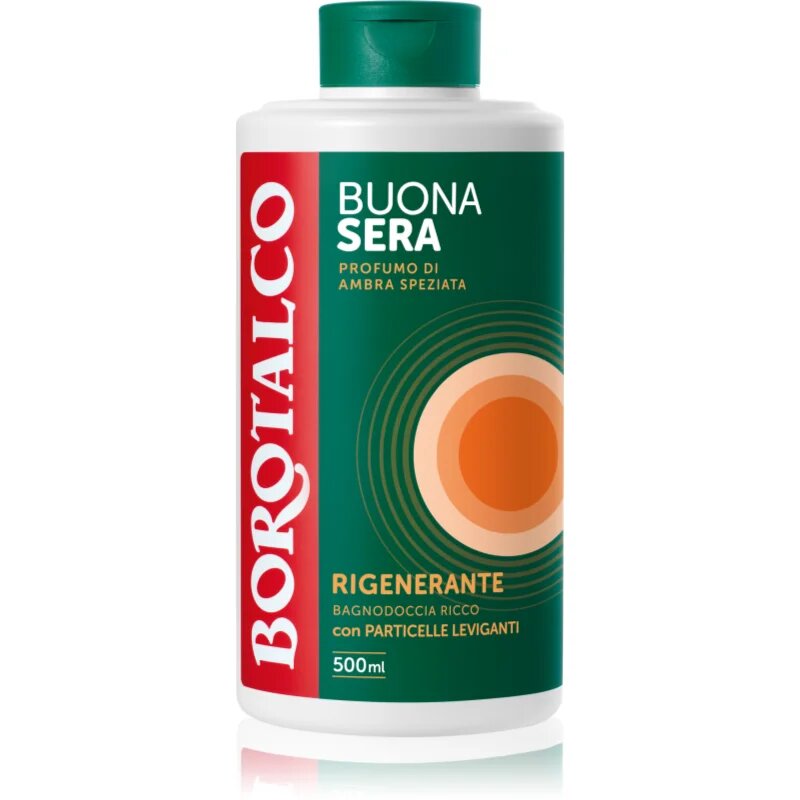 Borotalco Good Evening Regenerating regeneráló tusfürdő gél illatok Spiced Amber 500 ml