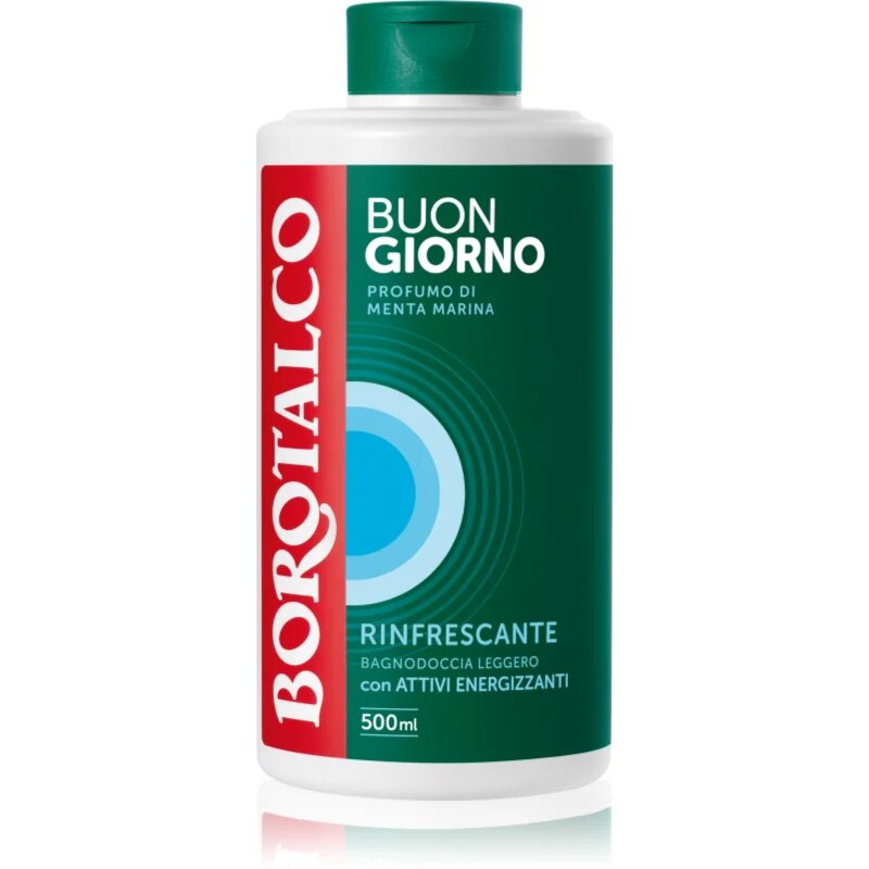 Borotalco Good Morning Refreshing felfrissítő tusfürdő gél illatok Sea Mint 500 ml