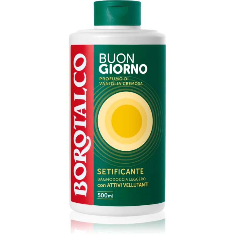 Borotalco Good Morning Silky gyengéd tusfürdő gél illatok Creamy Vanilla 500 ml