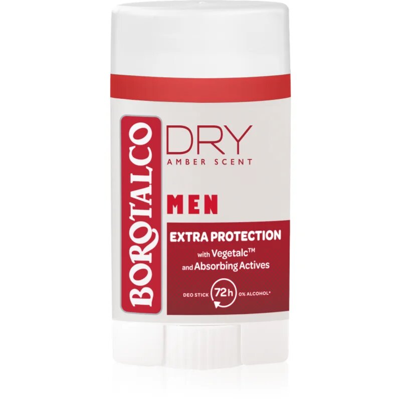 Borotalco MEN Dry izzadásgátló deo stift 72 óra uraknak Amber Scent 40 ml