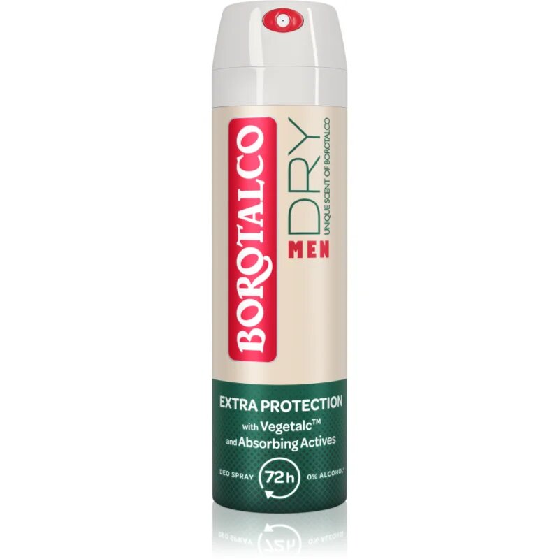 Borotalco MEN Dry spray dezodor uraknak illatok Unique Scent of 150 ml