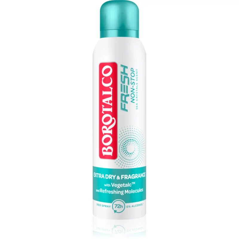 Borotalco Non-Stop Fresh Sea Crystals spray dezodor 72 óra 150 ml