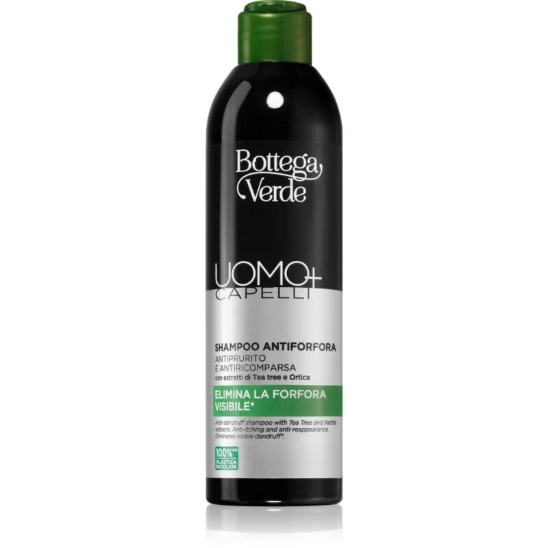 Bottega Verde Man+ korpásodás elleni sampon száraz viszkető fejbőrre 250 ml