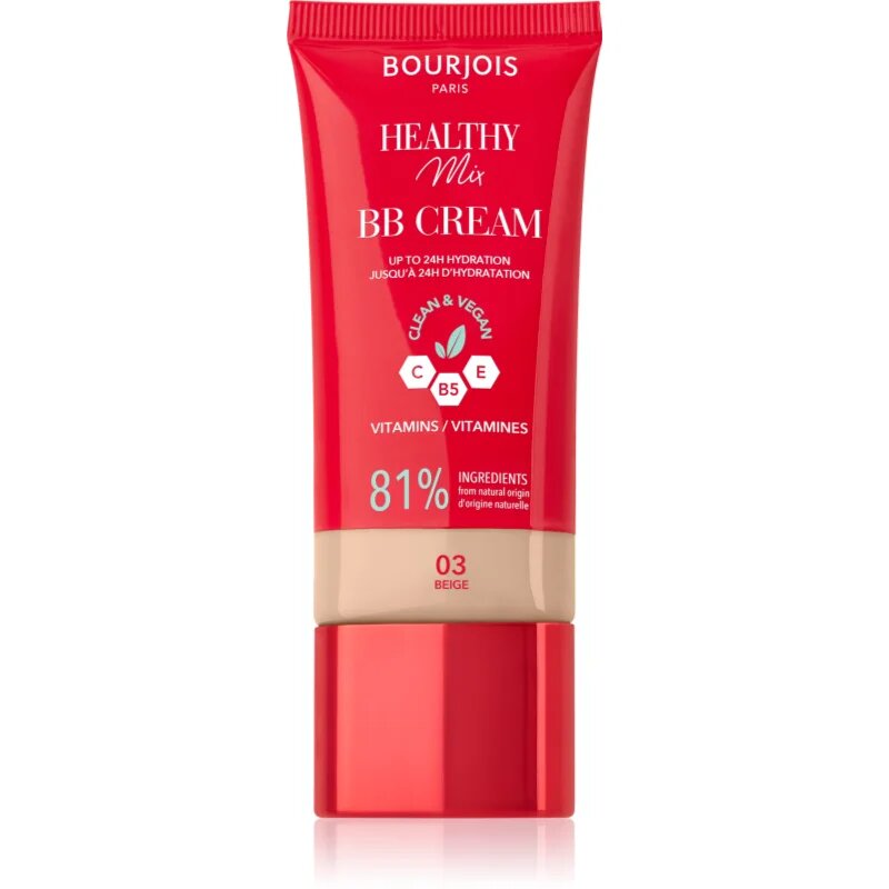 Bourjois Healthy Mix Clean & Vegan BB Cream BB krém árnyalat 03 Beige 30 ml