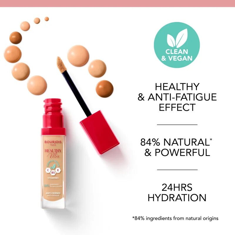 Bourjois Healthy Mix hidratáló korrektor sötét karikákra árnyalat 51 Light Vanilla 6 ml
