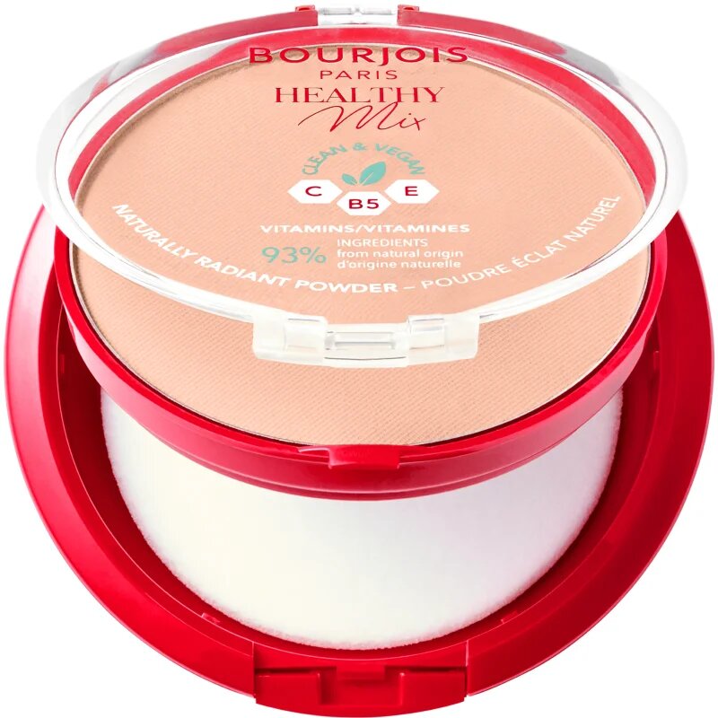 Bourjois Healthy Mix mattító púder a ragyogó bőrért árnyalat 03 Rose Beige 10 g