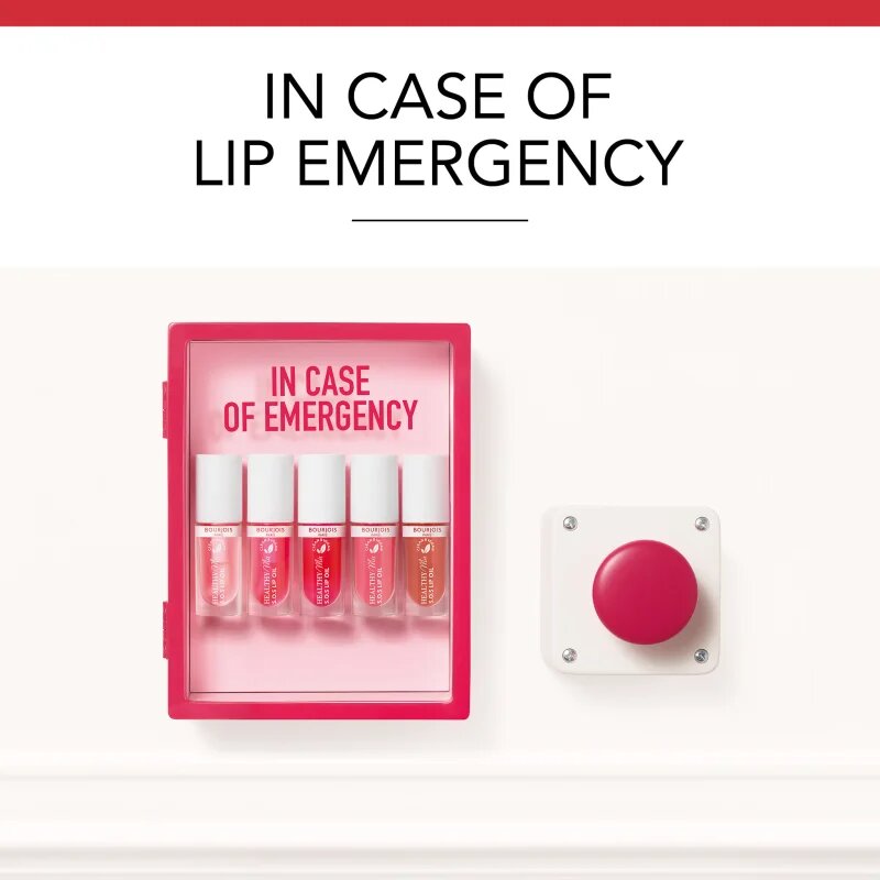 Bourjois Healthy Mix S.O.S Lip Oil ajak olaj hidratáló hatással árnyalat 04 Pink Passion 45 ml