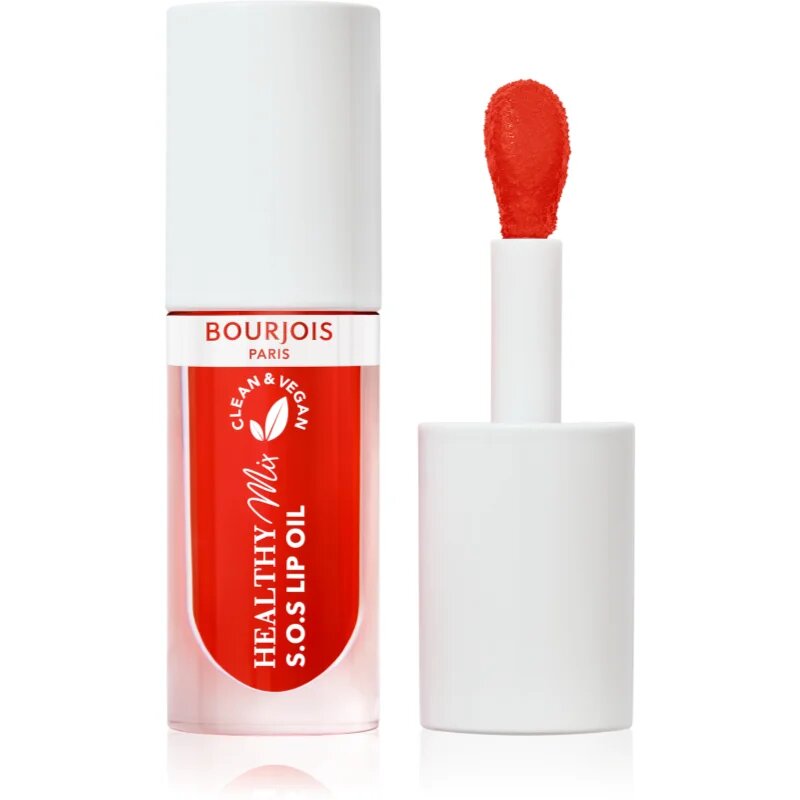 Bourjois Healthy Mix S.O.S Lip Oil ajak olaj hidratáló hatással árnyalat 07 Glazing Red 4.5 g