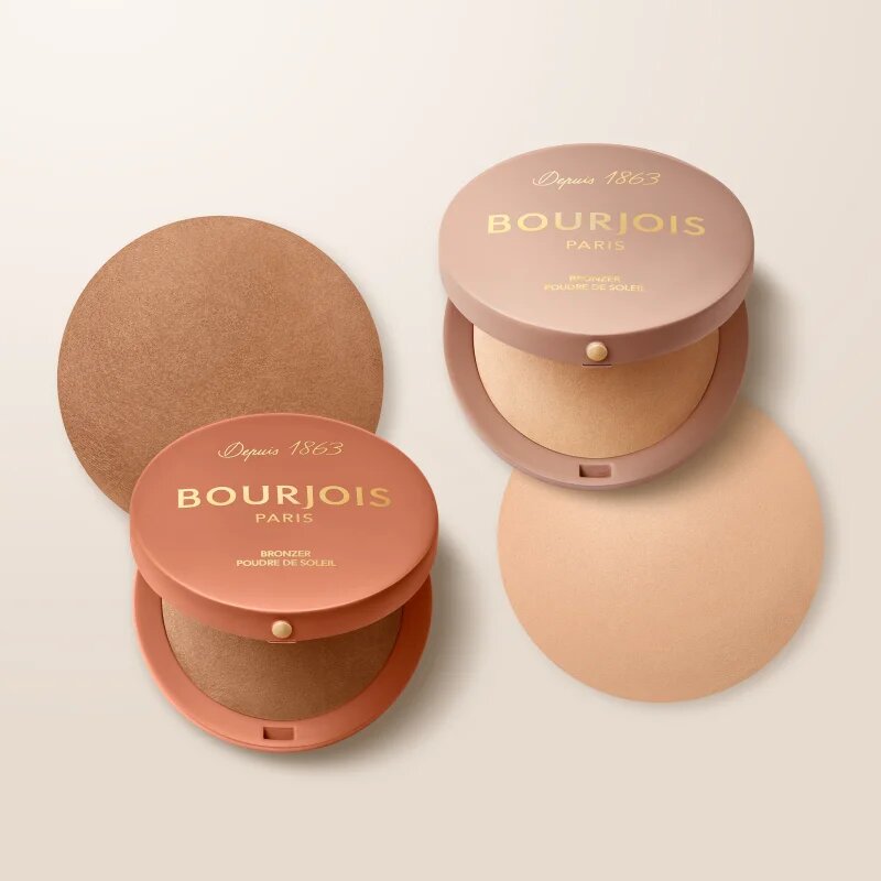 Bourjois Maxi Round Pot Bronzer bronzosító árnyalat 002 Medium Deep 7 g