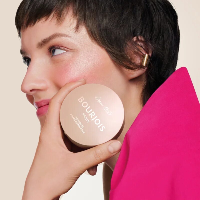 Bourjois Maxi Round Pot Highlighter highlighter árnyalat 003 Champagne 7 g