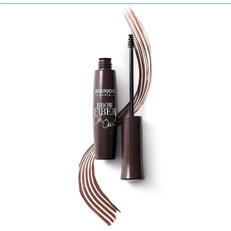 Bourjois Oh Oui! Brow Fiber szemöldök és szempillaspirál árnyalat 03 Brun 68 ml