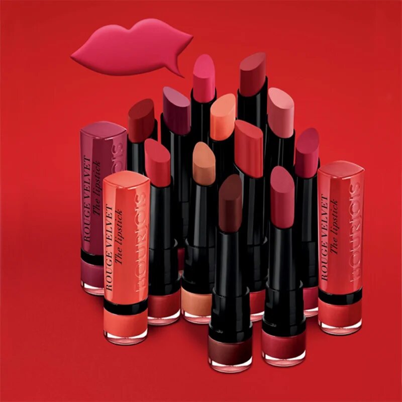 Bourjois Rouge Velvet The Lipstick mattító rúzs árnyalat 24 Pari'sienne 2.4 g