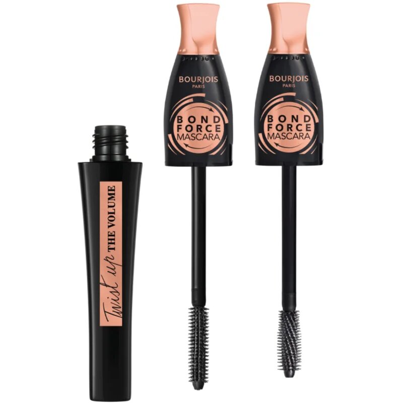 Bourjois Twist Up The Volume dúsító és göndörítő szempillaspirál árnyalat 1 Black 8 ml