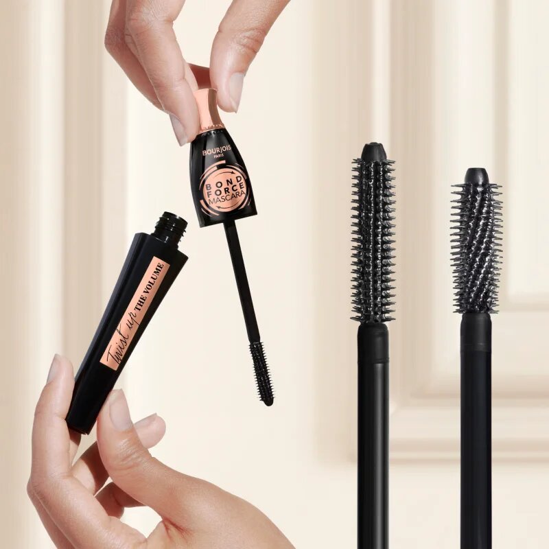 Bourjois Twist Up The Volume dúsító és göndörítő szempillaspirál árnyalat 1 Black 8 ml
