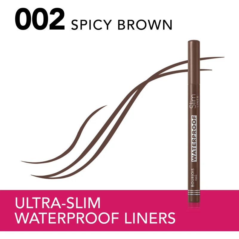 Bourjois Ultra Slim Waterproof Liner vízálló szemceruza árnyalat Spicy Brown 1 ml
