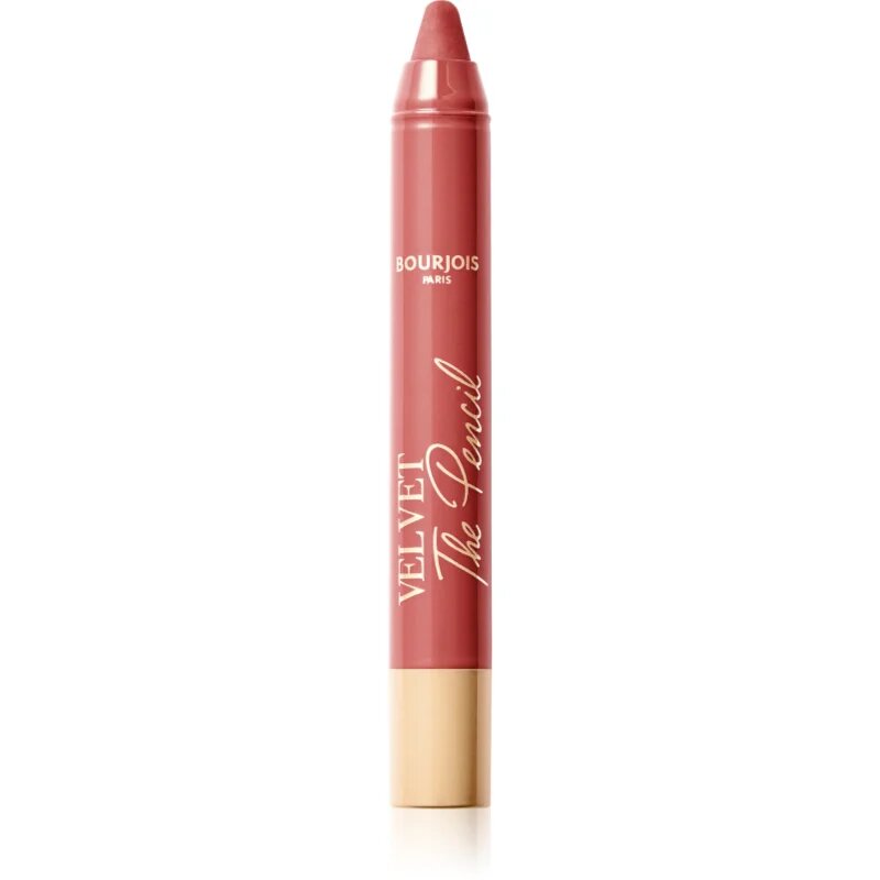 Bourjois Velvet the Pencil rúzsceruza matt hatással árnyalat 04 Less is Brown 18 g