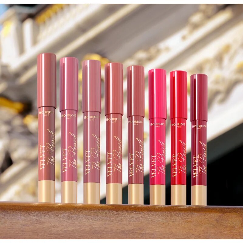 Bourjois Velvet the Pencil rúzsceruza matt hatással árnyalat 04 Less is Brown 18 g