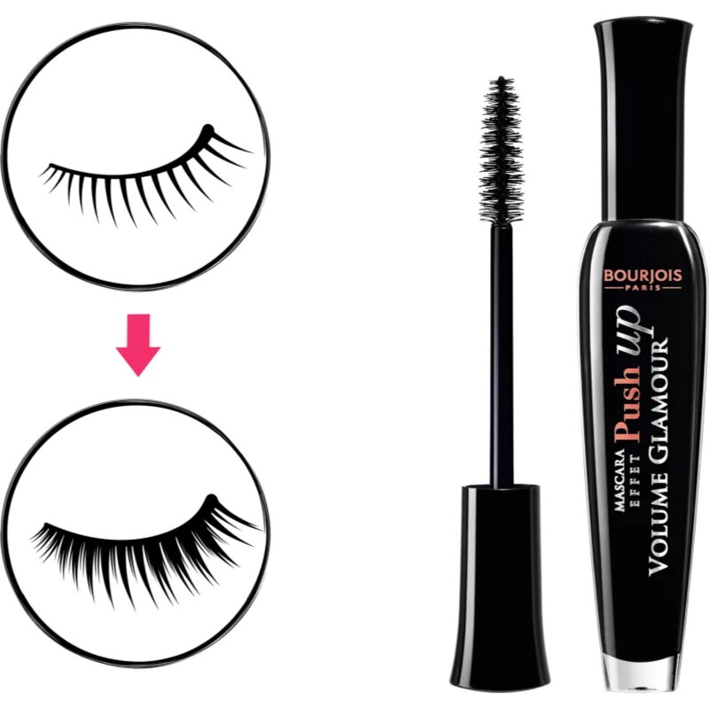 Bourjois Volume Glamour dúsító és göndörítő szempillaspirál árnyalat 71 Wonder Black 7 ml
