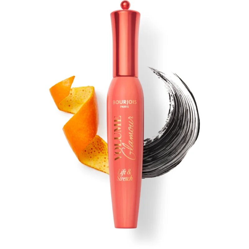 Bourjois Volume Glamour Lift & Stretch dúsító és göndörítő szempillaspirál árnyalat 01 Black 12 ml