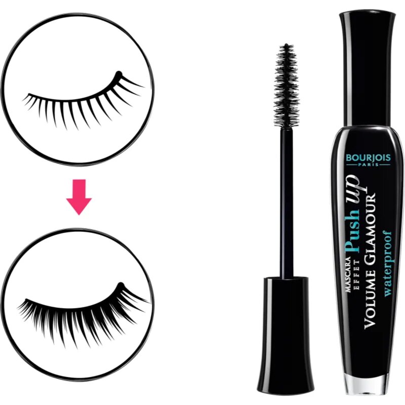 Bourjois Volume Glamour vízálló tömegnövelő szempillaspirál árnyalat 71 Black 7 ml