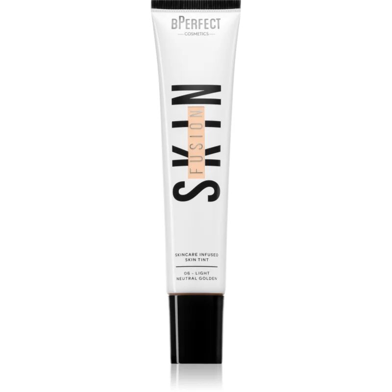 BPerfect Skin Fusion Skincare Infused Skin Tint könnyű alapozó természetes hatásért árnyalat 6 Light Neutral Golden 30 ml