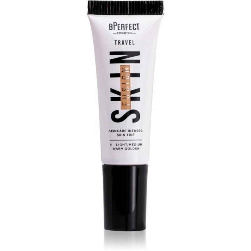 BPerfect Skin Fusion Travel mini tonizáló krém utazási csomag árnyalat light/medium warm golden 10 ml