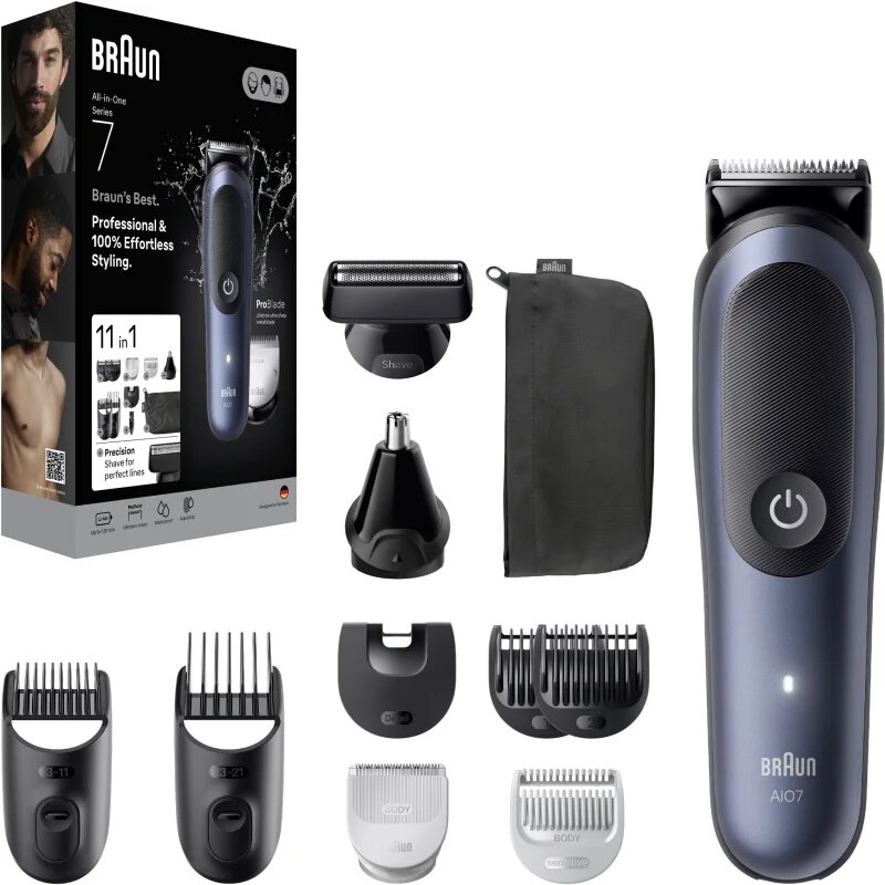 Braun All-In-One Series 7 AIO7540 haj- szakáll- és testápoló készlet 11 az 1-ben 1 db