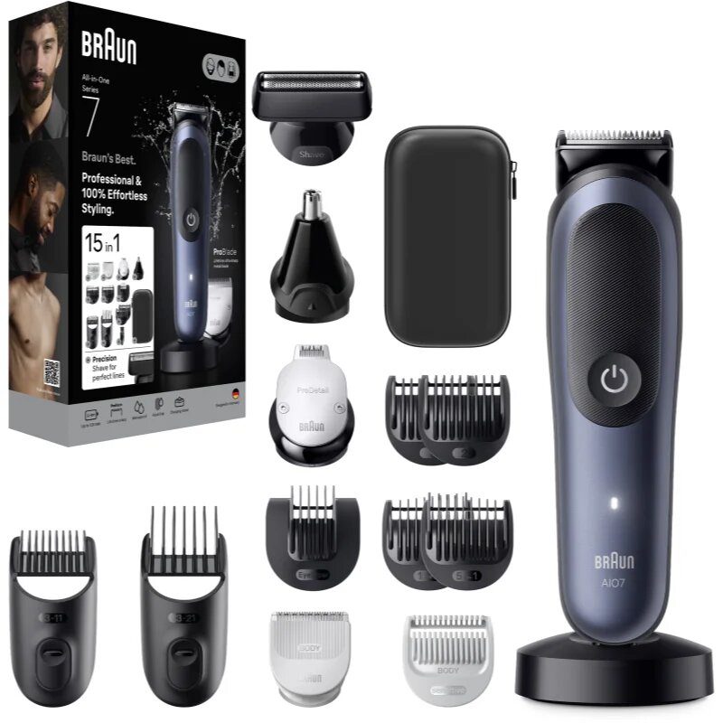 Braun All-In-One Series 7 AIO7580 haj- szakáll- és testápoló készlet 15 az 1-ben 1 db