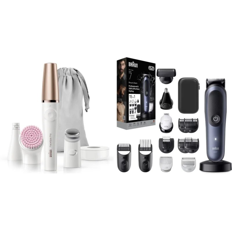 Braun Face SE912 & All-In-One Series 7 szett arcbőrre hajra és szakállra