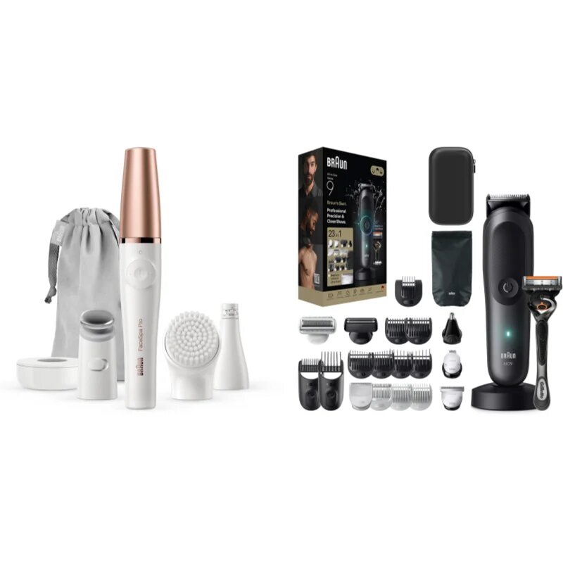 Braun FaceSpa Pro SE911 & All-in-One Series 9 szett arcbőrre hajra és szakállra