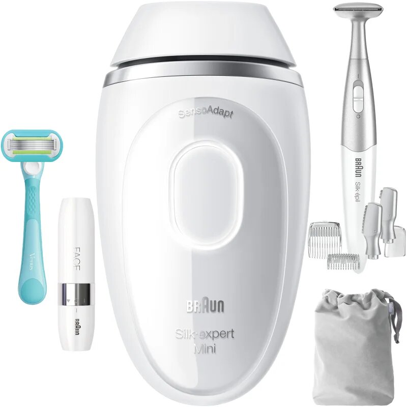 Braun IPL Silk·expert Mini PL1115 IPL epilátor testre arcra bikinivonalra és hónaljra 1 db