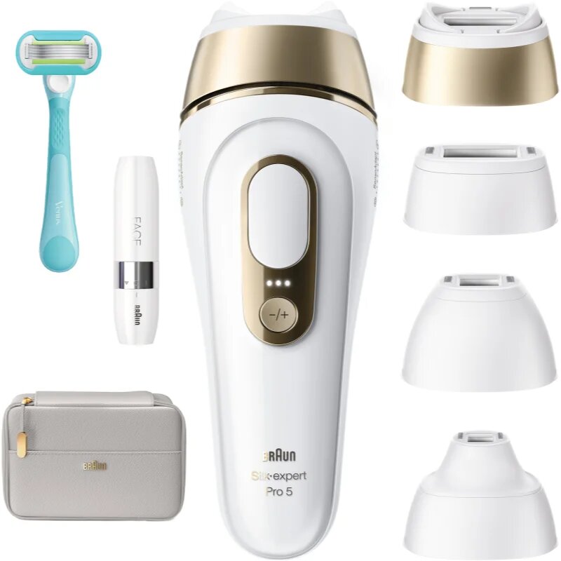 Braun IPL Silk·expert Pro 5 PL5412 okos IPL készülék szőrtelenítéshez testre arcra bikinivonalra és hónaljra 1 db