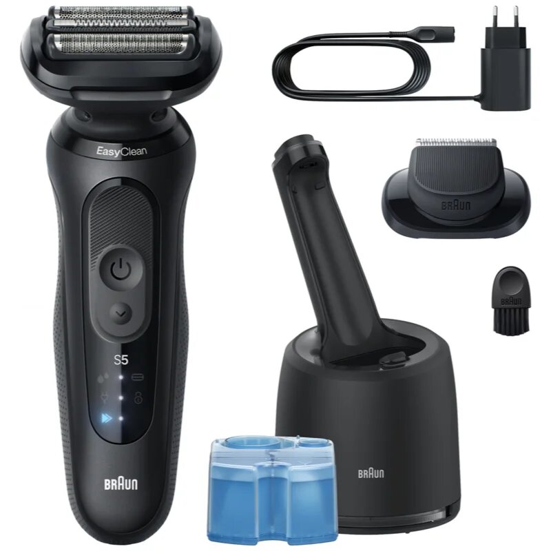 Braun Series 5 52-N7200cc elektromos borotválkozó készülék tisztító- és töltőállomással SmartCare Black 1 db