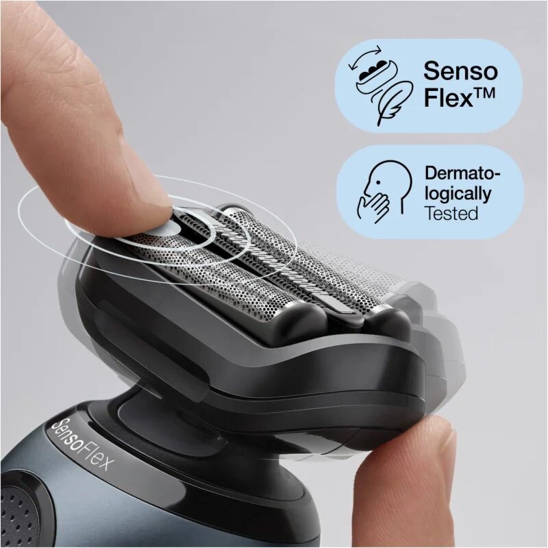 Braun Series 6 61-N1000s elektromos borotválkozó készülék Black 1 db