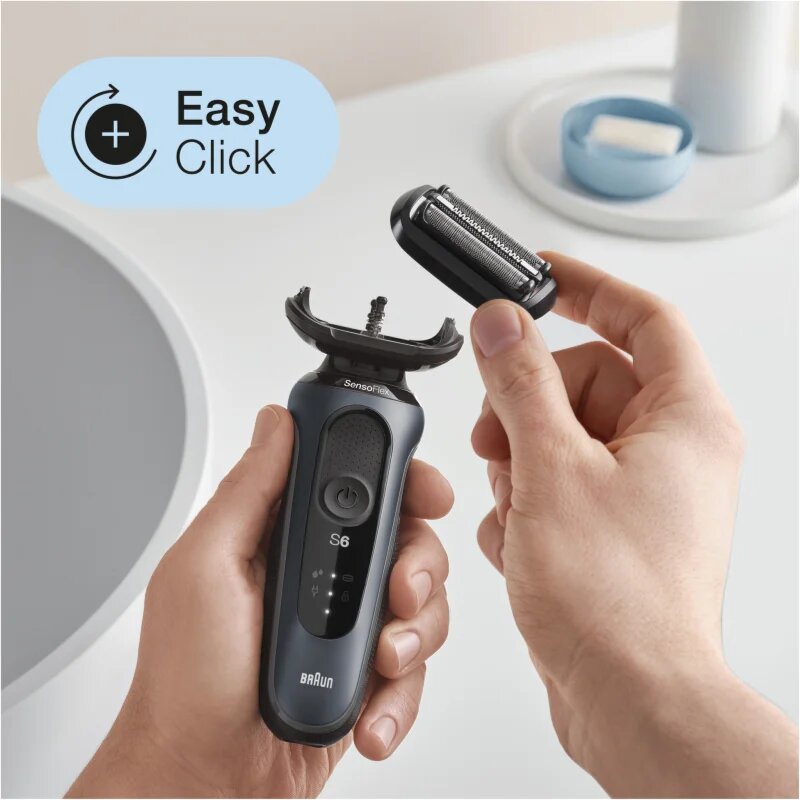 Braun Series 6 61-N1000s elektromos borotválkozó készülék Black 1 db