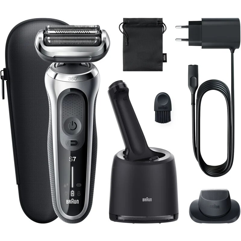 Braun Series 7 71-S7200cc elektromos borotválkozó készülék Silver 1 db